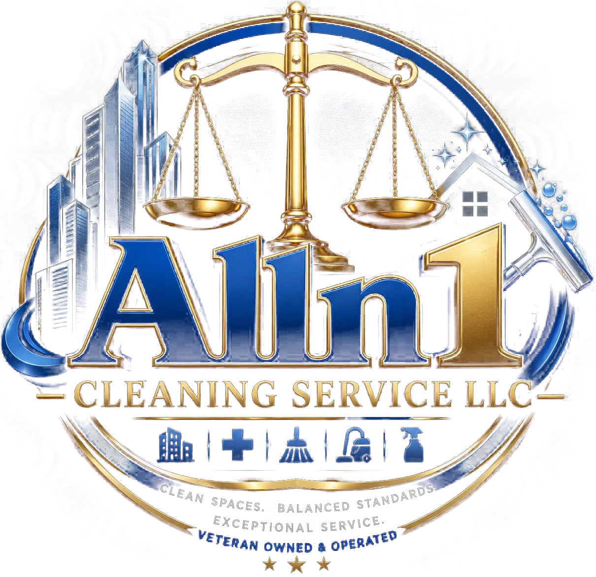 Upscale Alln1 Cleaning Service logo